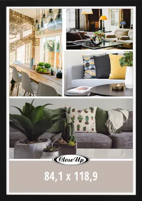 A collage of four interior design images, with a text overlay at the bottom.
