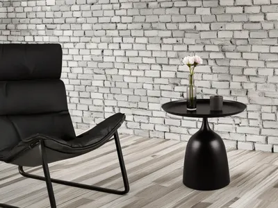 Produktbild von Beistelltisch aus Metall Schwarz rund Desingklassiker Wohnzimmertisch für Couch