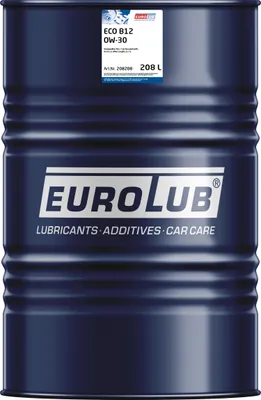 Produktbild von EUROLUB ECO B12 für 0W-30 208 Liter Motoröl Motorenöl Longlife-12 FE Öl
