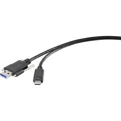 Zdjęcie produktu dla Renkforce RF-3386040, USB 3.2 Type A, USB-C, 1 m, Czarny