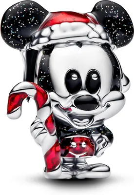 Immagine prodotto di PANDORA X DISNEY Charm Topolino Natale color argento
