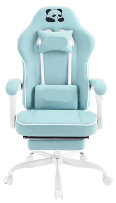 Obrázek produktu pro Ergonomická herní a kancelářská židle – pohodlná židle – židle s prodyšnou síťovinou – s podnožkou