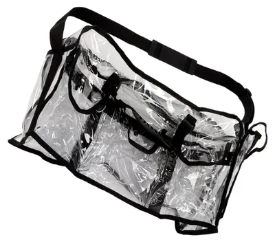 Produktbild von Durchsichtige Tragetasche, Durchsichtige Tragetasche. Laptoptasche mit Großem Fassungsvermögen aus PVC für Geschäftsreisen