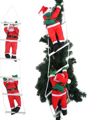 Produktbild von Kletternder Weihnachtsmann Spielzeug-Weihnachtsbaum Indoor/Outdoor hängende Ornament-Dekoration