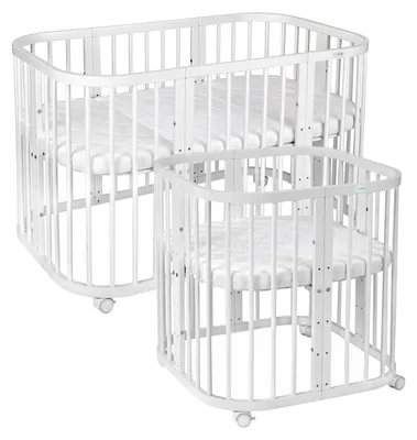 Immagine prodotto di Waldin, lettino 7 in 1 con materasso, colore bianco