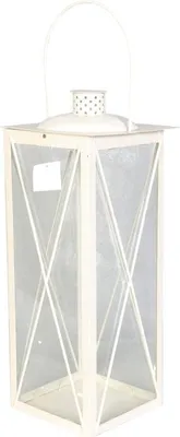 Productafbeelding van Unieke metalen lantaarn van 60 cm met handvat
