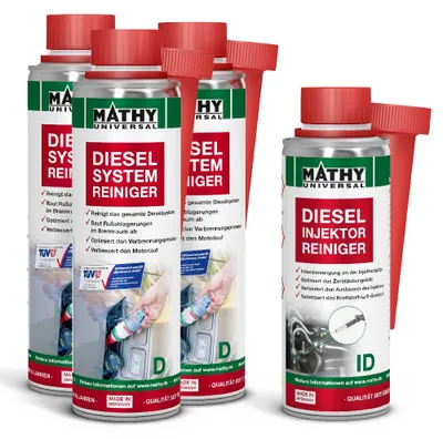 Produktbild von MATHY Diesel-Brennraum-Kur - Diesel-Additiv-Set für Brennraum, Ventile & Kolbenringe