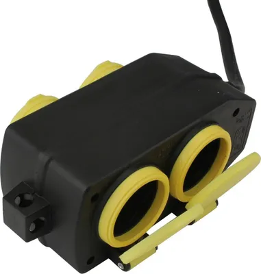 Produktbild von UNITEC Schuko-Steckdosenblock 4-fach, IP44