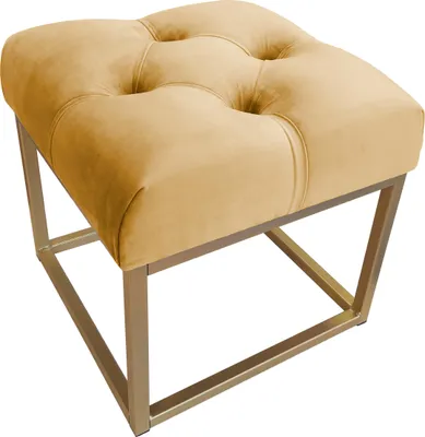 Zdjęcie produktu dla Pufa CHESTERFIELD LOFT ławka postawa złota MG15