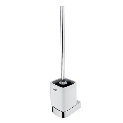 Produktbild von Nimco Nikau - Toilettenbürste mit Halterung, Keramik Weiß/Chrom NK 30094KN-26