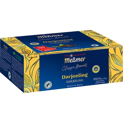Image de Meßmer Classic Moments Darjeeling arôme doux Thé noir 175g