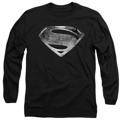 Produktbild von Justice League - T-Shirt für Herren/Damen Uni, Langärmlig TV36569 (L) (Schwarz)