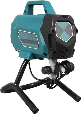 Imagen del producto de Sistema de pulverización de pintura sin aire de 750W – Pistola de pintura de alta presión de 3300 PSI – Pistola de pintura eléctrica portátil para trabajos de pintura en interiores y exteriores