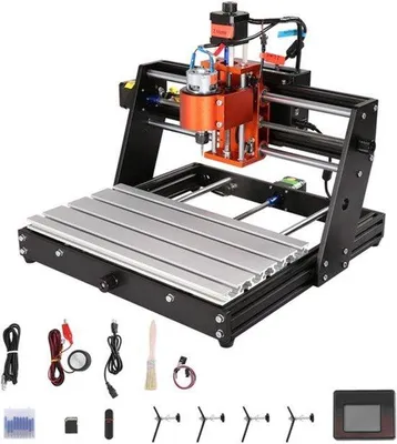 Obrázek produktu pro CNC frézka s 3 osami - ovládání GRBL - hmotnost 16,2 kg - pro zpracování MDF, dřeva, akrylu a plastů - pro gravírování