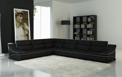 Image de Ledersofa Wohnlandschaft Ecksofa XXL Polster Eck Sitz Couch Garnitur U-Form Big