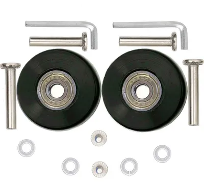 Image de Roues de rechange pour valises, avec kit de réparation