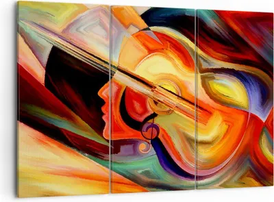 Produktbild von Bild auf Leinwand - Leinwandbild - Abstraktion modern - 105x70cm - Wand Bild - Wanddeko - Leinwanddruck - Bilder - Kunstdruck - Wanddekoration - Leinwand bilder - Wandkunst - CE105x70-3669