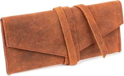 Obrázek produktu pro Malé polstrované pouzdro na peněženky a brašny na nářadí v hnědé barvě ve vintage stylu