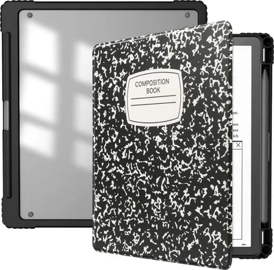 Image de Étui pour Kindle Scribe 10,2 pouces avec porte-stylo et fonction sommeil/réveil automatique