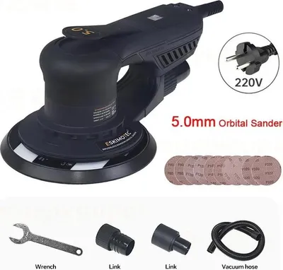 Immagine prodotto di Levigatrice rotorbitale, motore brushless, potenza 360W, 220V 5,0 mm