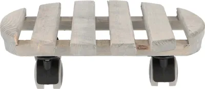 Image de Roule pot intérieur rond - Gris - D 28,8 x H 8,3 cm