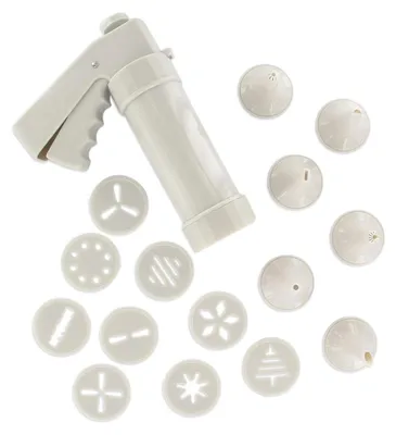 Image de Presse-biscuit et 6 embouts et 10 disques de motifs Zenker Smart Pastry