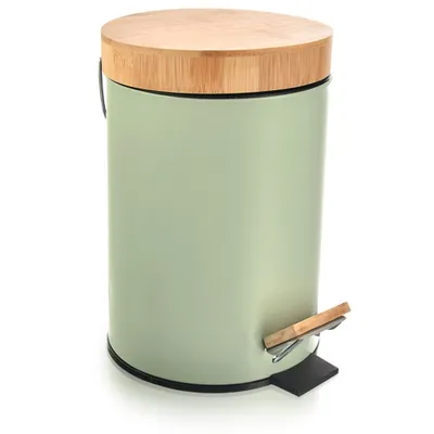 Produktbild von Orion | Badezimmer Mülleimer - Treteimer - 3 l - Grün - Praktisch für Badezimmer und Büro