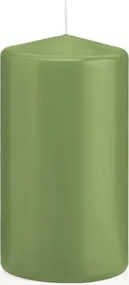 Produktbild von Stumpenkerzen Pastell Grün Aloe Vera 60 x Ø 38 mm, 24 Stück