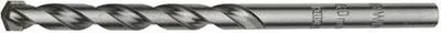 A close-up, straight-on view of a single drill bit.