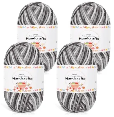 Zdjęcie produktu dla 200 g (4 x 50 g) przędza bawełniana do szydełkowania