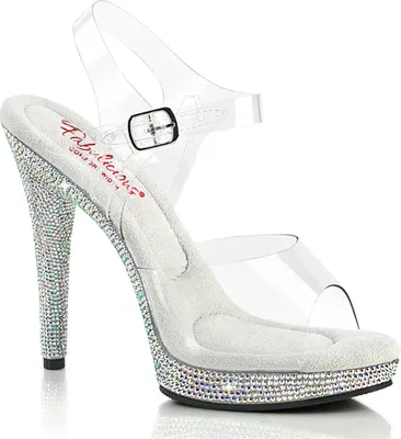 Produktbild von GLORY-508DM Damen Sandale von Fabulicious, Transparent EU 41, US 11