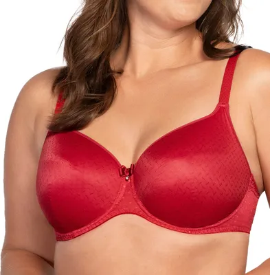 Produktbild von Ulla Meghan Schalen-BH Nahtlos gemoldeter Außencup aus fein gemustertem Jacquard, Viergeteilter Innencup aus leichtem Schaum, Bezaubernde Optik und funktioneller Shape-Effekt schwarz