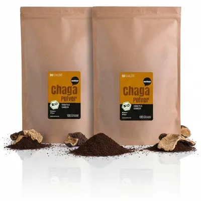 Produktbild von Wohltuer Chaga Pulver - 100g