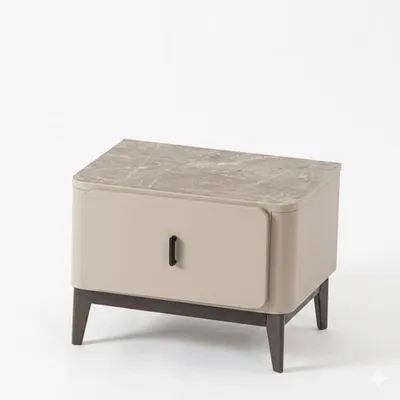 Immagine prodotto di Comodino, design moderno, color beige, spazioso, elegante e nuovo