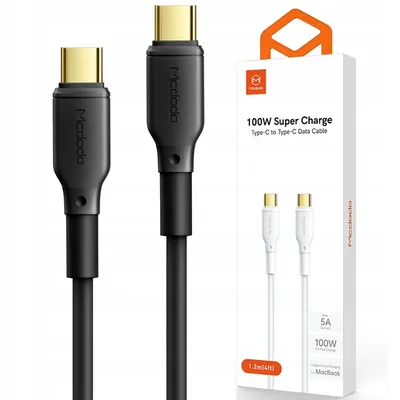 Obrázek produktu pro Mcdodo Telefonní Kabel Usb Typ C Pd 2.0 Qc 4.0 5A 100W 2M Černý Ca-8353