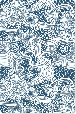 Produktbild von MuchoWow® Mauspad Mousepad Muster - Blumen - Botanisch 40x60 cm - Mousepads - Maus Mat - Pad - Mausunterlage - Schreibtisch Accesoire