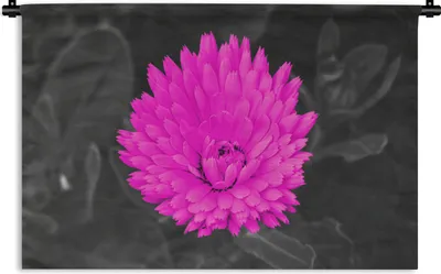 Produktbild von MuchoWow® Wandteppich Wandbehang Blumen - Aquarell - Rosa 150x100 cm Tapisserie Dekoration Wandtuch - Waschbar - Tapisserien - Wand-Decke