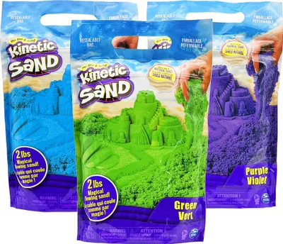 Produktbild von Kinetic Sand 900 g blauer zum Mischen, Formen und Kreieren, für Kinder ab 3 Jahren, 3 Jahr(e)
