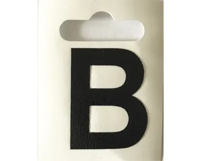 Obrázek produktu pro Samolepka "B", 50 x 65 mm, folie