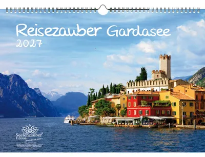 Produktbild von Reisezauber Gardasee DIN A3 Kalender für 2027 Urlaub Mediterran Italien - Seelenzauber