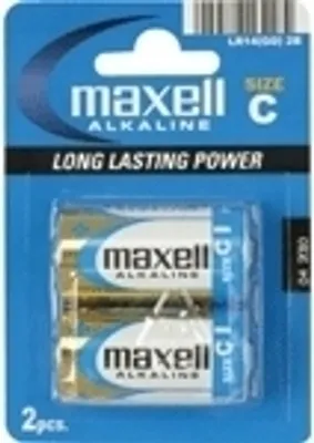 Obrázok produktu pre Maxell LR-14 Blister (2 balenia) - Jednorazová batéria - Alkalická - 2 ks - C