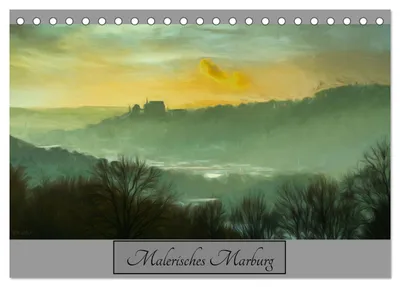 Produktbild von Malerisches Marburg (Tischkalender 2027 DIN A5 quer), CALVENDO Monatskalender