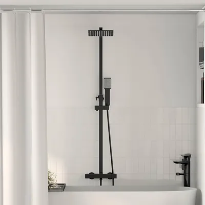 Produktbild von Thermostatisches Duschset Messing und Edelstahl - Duschköpfe & -brausen DE1210