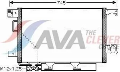 Produktbild von AVA COOLING SYSTEMS MS5360D Kondensator Klimaanlage Klimakondensator passend für MERCEDES-BENZ C-Klasse Limousine (W203) +Trockner