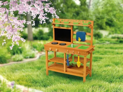 Produktbild von Playtive Matschküche, aus Echtholz