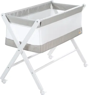 Produktbild von roba Klappbares Stubenbett 90x45 cm, inkl. Vlies-Matratze, weiß