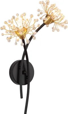 Produktbild von Globo Lighting Wandleuchte Metall schwarz matt, 2x G9 LED