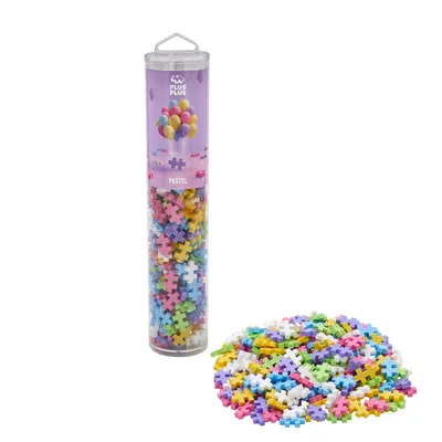Image de Plus-Plus Pastel : Kit de construction en tubes, 240 pièces.