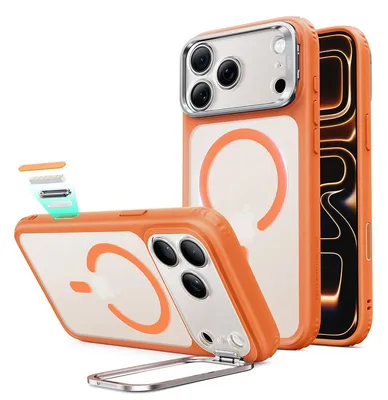 Obrázok produktu pre Kryt ESR CLASSIC HYBRID so stojanom MagSafe pre iPhone 17 Pro / 18 Pro, matná oranžová farba