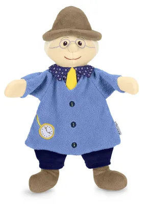 Productafbeelding van Sterntaler 3601621 - Handpop, opa, blauw/bruin